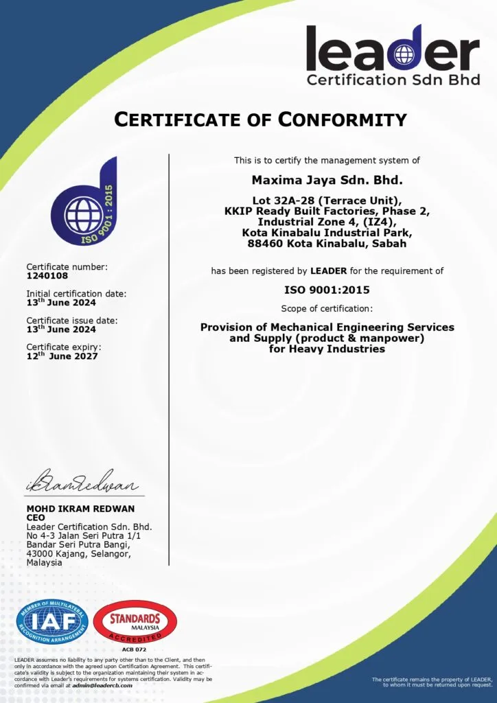 18-Jun_QMS Registration Certificate _ Maxima Jaya Sdn Bhd__page-0001